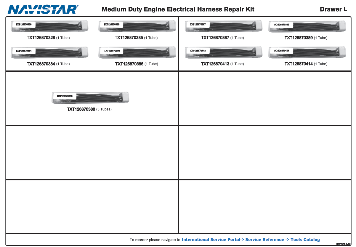 Engine Electrical Harness Repair Kit 1