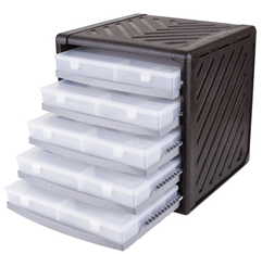 Cabinet, Plastic 5 Tray (container w/empty drawers only) - Image 2